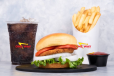 Vegetable Burger Meal