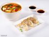 Tom Yum Noodle Soup With Dumplings