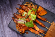 Pan Fried Prawns Skewer