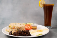 Tapsilog and  ice tea