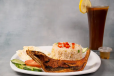 Daingsilog and  ice tea