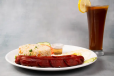 Hotsilog and  ice tea