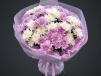 Lavender andamp; White Chrysanthemum Bouquet