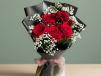 Happy Red Rose Bouquet