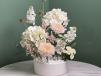 White Roses in Vase Arrangement