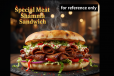 Special Meat Shamma Sandwich