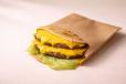 Double wagyu paratha bun
