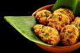 Lentil Fritters Cocktail Veg