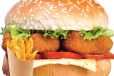 Chicken Nuggets Burger