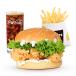Spicy Fried Chicken Burger Combo