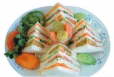 Vegetables Club Sandwich