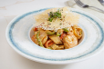 Creamy Chicken Shrimps Pasta