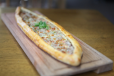 Pita with Lamb Cubes and Cheese