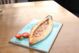 Pita With Minced Meat And Cheese For Kids