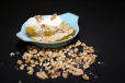 Pumpkin Dessert with Tahina and Ice Cream