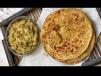 Sattu Paratha (1Pc) and Aloo Baingan Chokha