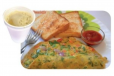 Bread Omelet + Chai
