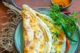 Egg masala dosa