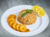 Pan Seared Shrimp And Rice