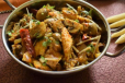 Baby Corn Mushroom Kadai