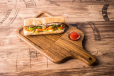 Grilled Halloumi Baguette