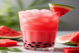 Watermelon Milk Tea