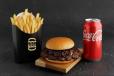 Smash Beef Burger Combo
