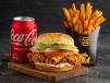 Chicken Old School Burger Combo