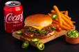 Jalapinosmash Burger Combo