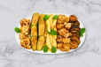 Mixed Fried Vegetables Plate