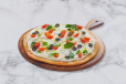 Labneh And Vegetables Manakish