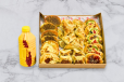 Mini Pastries Box 30 Pieces And Juice Bottle