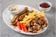 Mixed Fried Vegetables Makali With Tahina Sauce
