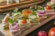 48pcs Assorted Mini Sandwiches Veg