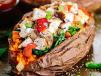 Chicken Fajita Baked Potato