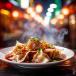 Steamed Wontons In Schezwan Sauce ( 8 Pieces)
