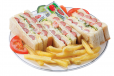 Hotdog Club Sandwich
