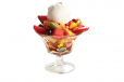 Fruit Salad with Ice Cream