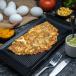 Corn Capsicum Chilli and Cheese Omlet