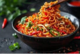 Veg Fried Noodles Schezwan