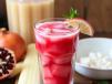 Cane With Pomegranate Juice