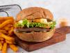 High Protein Beef Burger Sandwich