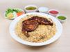 Pepper Chicken Charcoal with Rice