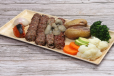 Kebab With Mushroom Healthy