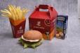 Chicken burger meal