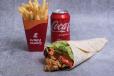 Veg wrap meal