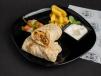 Chicken Shawarma On Saj Sandwich