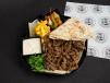 Meat Shawarma Plate On Saj Meal