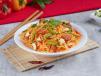 Veg Chilli Noodles (Serves 1)