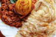 porotta 2 with egg curry and soft drink